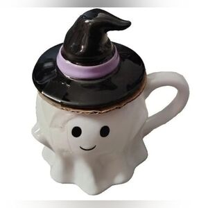 New Halloween Ghost Mug with Witch Hat Lid
